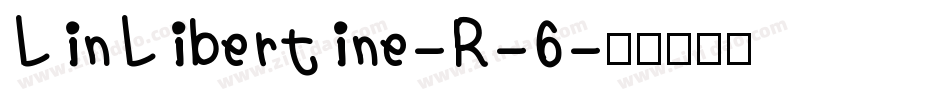 LinLibertine-R-6字体转换