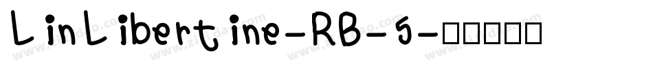 LinLibertine-RB-5字体转换