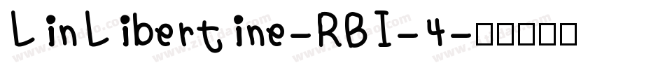 LinLibertine-RBI-4字体转换