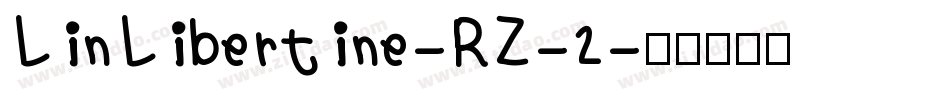 LinLibertine-RZ-2字体转换