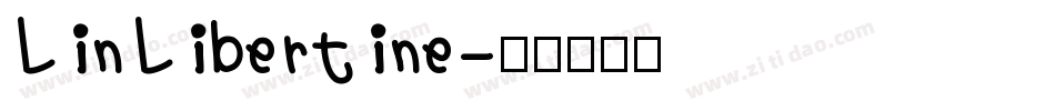 LinLibertine字体转换