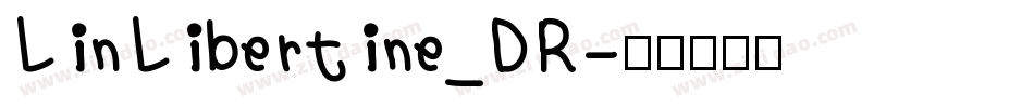 LinLibertine_DR字体转换