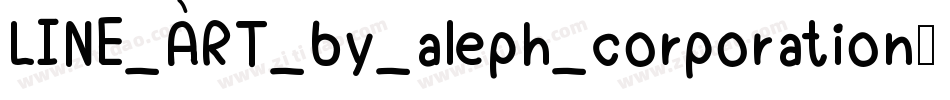 LINE_ART_by_aleph_corporation转换器字体转换