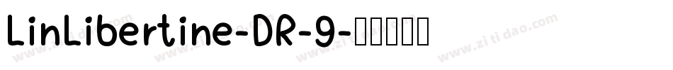 LinLibertine-DR-9字体转换