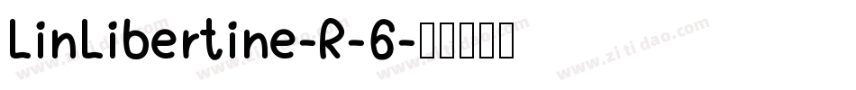 LinLibertine-R-6字体转换