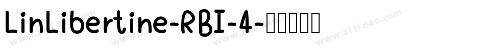 LinLibertine-RBI-4字体转换