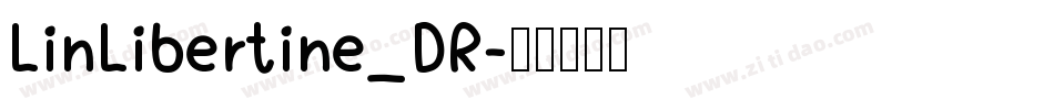 LinLibertine_DR字体转换
