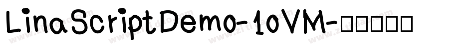 LinaScriptDemo-1oVM字体转换