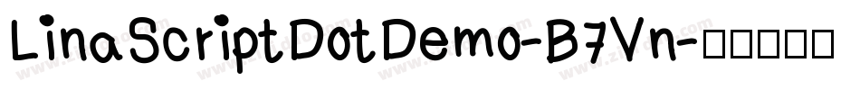 LinaScriptDotDemo-B7Vn字体转换