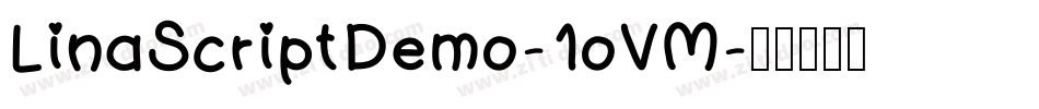 LinaScriptDemo-1oVM字体转换