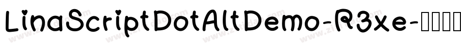 LinaScriptDotAltDemo-R3xe字体转换
