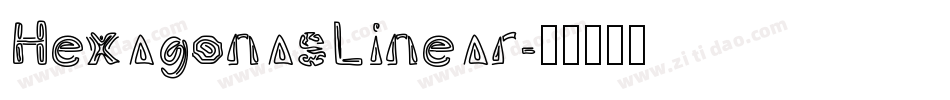 HexagonasLinear字体转换