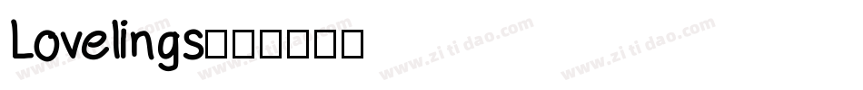 Lovelings字体转换