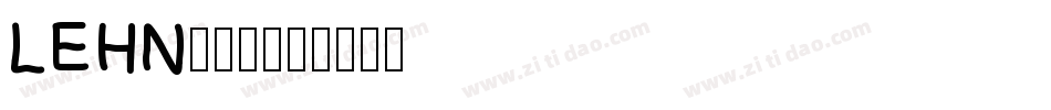 LEHN004字体转换