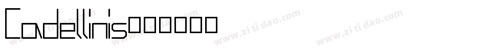 Cadellinis字体转换