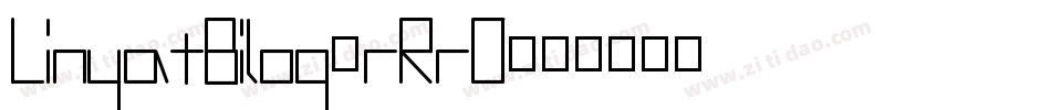 LinyatBilog-rRrO字体转换