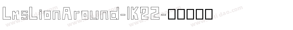 LmsLionAround-lK2Z字体转换