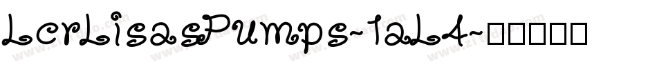 LcrLisasPumps-1aL4字体转换