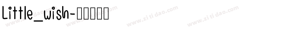 Little_wish字体转换