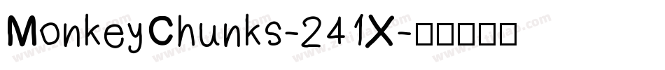 MonkeyChunks-241X字体转换
