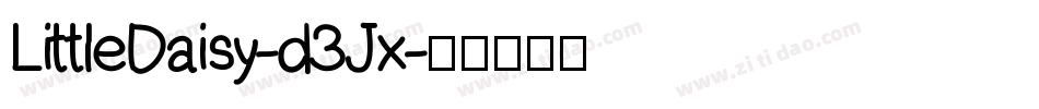 LittleDaisy-d3Jx字体转换