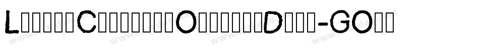 LittleClustersOutlineDemo-GOqwq字体转换