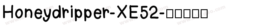 Honeydripper-XE52字体转换
