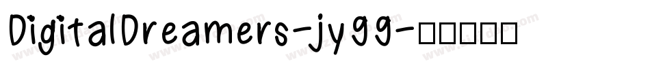 DigitalDreamers-jy99字体转换