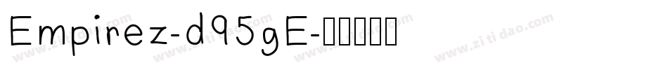 Empirez-d95gE字体转换