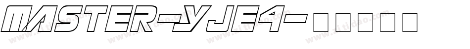 Master-YjE4字体转换