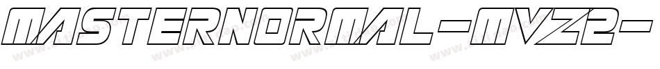MasterNormal-mvZ2字体转换