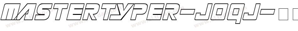 MasterTyper-J0qj字体转换