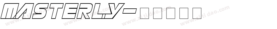 Masterly字体转换