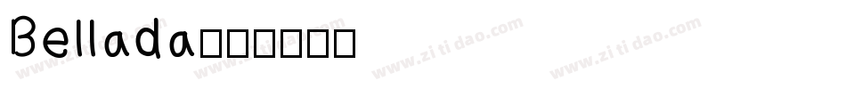 Bellada字体转换