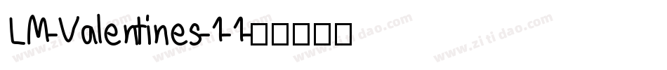 LM-Valentines-1-1字体转换