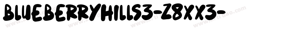 BlueberryHills3-z8Xx3字体转换