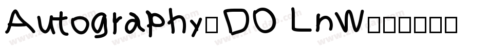 Autography-DOLnW字体转换
