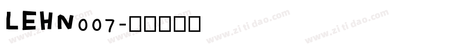 LEHN007字体转换