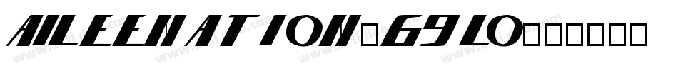 Aileenation-69lo字体转换