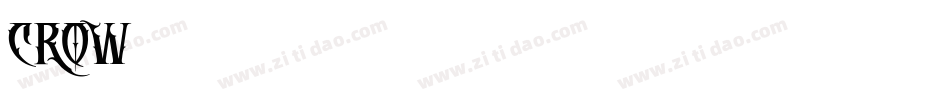 Crow字体转换