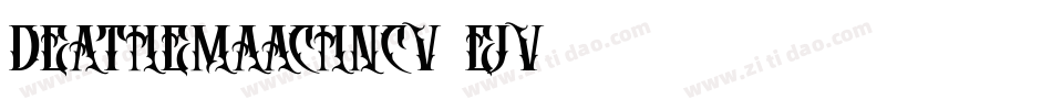 DeatheMaachNcv-2ejv字体转换