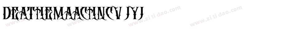 DeatheMaachNcv-jYj0字体转换