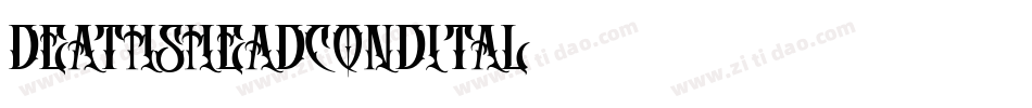 deathsheadcondital字体转换
