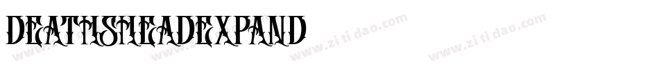 deathsheadexpand字体转换