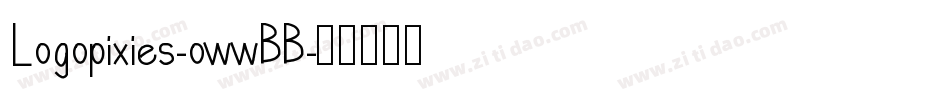 Logopixies-owwBB字体转换