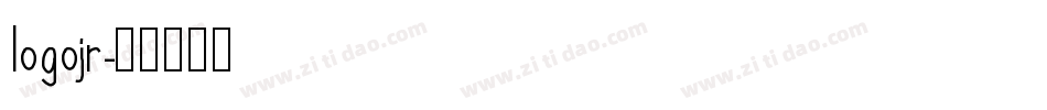 logojr字体转换