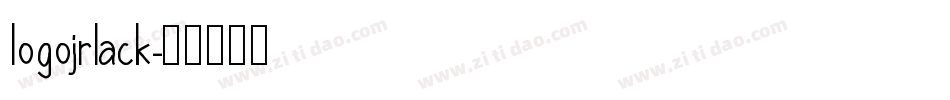 logojrlack字体转换