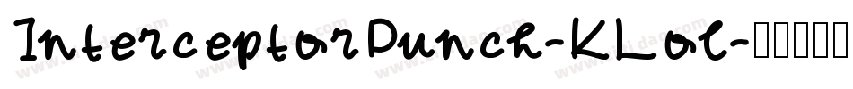 InterceptorPunch-KLol字体转换