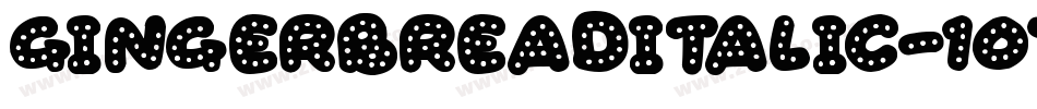 GingerbreadItalic-107v字体转换