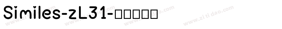 Similes-zL31字体转换